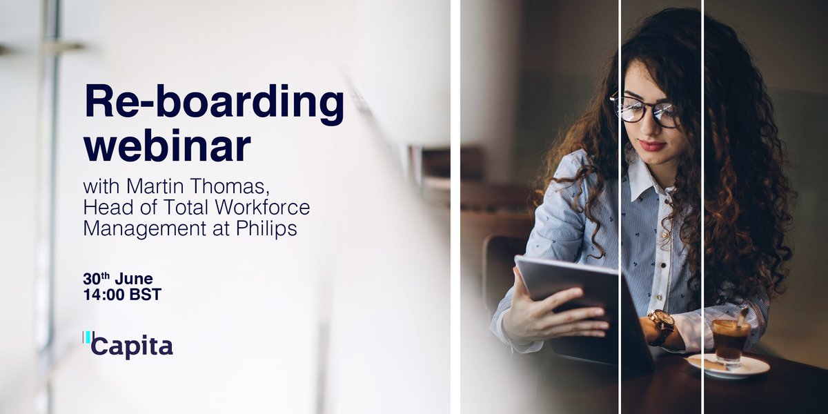 Martin Thomas from Philips will be joining us on 30 June to explore the key factors organisations need to consider in creating safe and productive #workplaces. Register for the webinar: bit.ly/37gxpyR