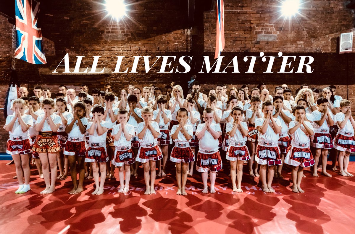 No colour no creed just Phoenix Muay Thai #alllivesmatter #phoenixmuaythai #whitefield #phoenixthaiboxing #postivevibes #prestwich #fightRacism #gym #kruricklewis #classes #bury #manchester