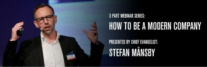 Unser Kollege Stefan Månsby von <a href="/BasefarmGroup/">Basefarm Group</a> startet nächste Woche Dienstag Teil 2 der #Webinar Reihe "HOW TO BE A MODERN COMPANY". Meldet euch ganz einfach unter folgendem Link dazu an: lnkd.in/dAvwWrz #basefarm
