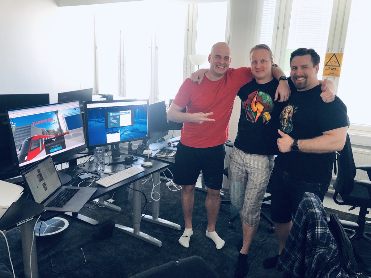 harri_lammi's tweet photo. Wakeone’s Tampere support team sends a ”thank you” to all #mobility4recovery participants. See you soon at the afterparty! https://t.co/ZqJgNImSaU