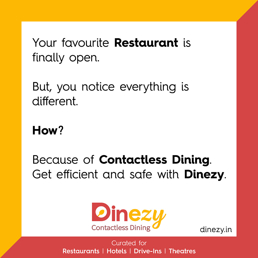dinezyapp's tweet photo. Restaurants are open but they’re different. They're completely contactless. #ContactlessDining is the new norm. Equip your Restaurant now.
#dining #dinein #fnb #foodordermanagement #contactlessdiningexperience #restaurantorderingsystem #restaurantorderingsoftware#contactless https://t.co/XWxDKNKMRU