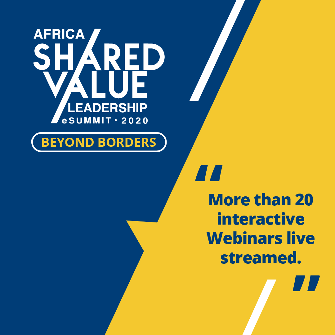AfricaSVS's tweet photo. After the inspiring Africa Shared Value Summit, we at SVAI are looking forward to exciting initiatives with Africa's greatest SV companies - through COVID-19 and beyond. Will keep you posted at #SVAITweets - follow us there! #ASVS20 #AfricaSharedValue https://t.co/XkfNrhWQ7g