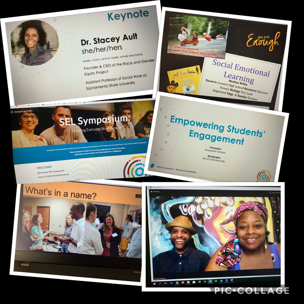 Powerful ideas & learning at #SELSymposium @AustinISDSEL. Thank you to all the presenters, especially Dr. Stacey Ault @british_bellaa, Medina Willis, @JenStanchfield, Margaret Daniels & Riders Against the Storm @rashiphop. 👏#SummerPD #teacherlife  #EquityCenteredSEL @AustinISD