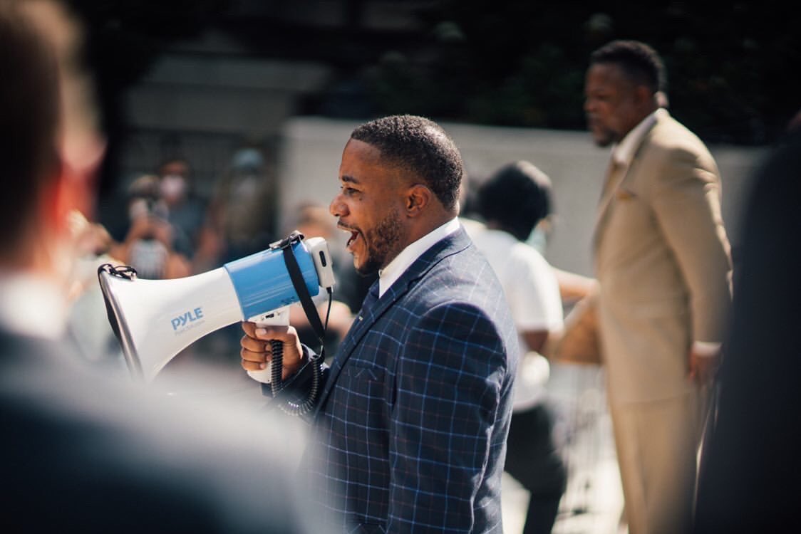 Sometimes lines are drawn in the sand and you have to choose one side over the other. I just want to let everyone know that I will stand of the side of my people everyday. Yesterday was yet another fight to remove a racist bust and infuse equity in our community. Let’s keep movin