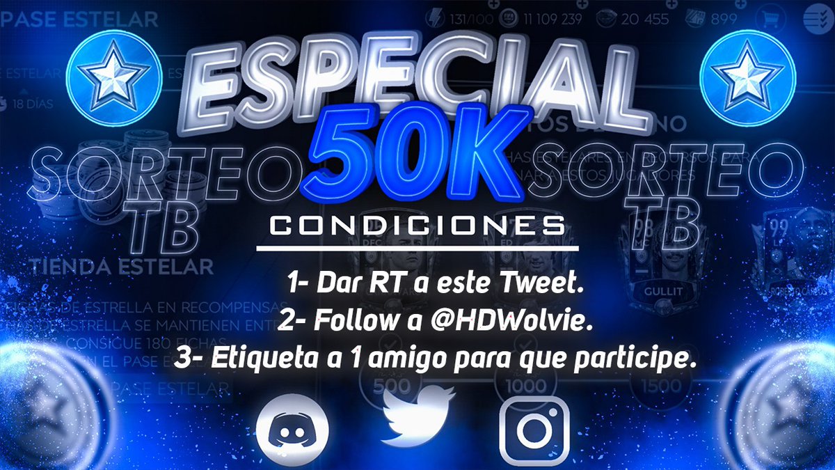 HDWolvie's tweet photo. 🔥ESPECIAL 50K🔥 SORTEO PASE ESTELAR 
(No importa si ya lo tienes, se guarda para otro mes el premio)

Requisitos para participar:

🔁RT a este tweet
✅Follow a @HDWolvie 
🧐Nombra a un amigo para que participe.

Sorteo finaliza el día 18 a las 18h. https://t.co/8c4Q3NNJSd