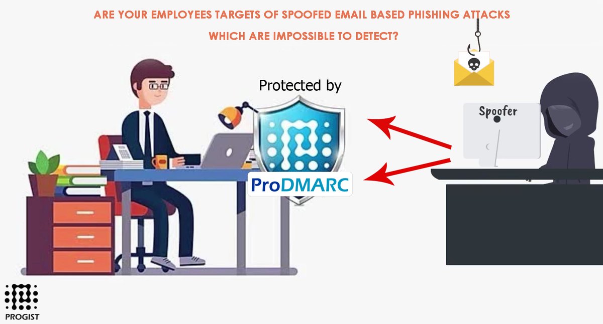 _Progist_'s tweet photo. Are your employees target of spoofed email based #phishingattacks which are impossible to detect?
#emailspoofing #phishing #Progist #Cybersecuritynews #DataSecurity #securingcyberspace #cybersecurityawareness #emailsecurity #cybersecuritytips #cyberprotection #cyberprotection https://t.co/Aa5bABJngr