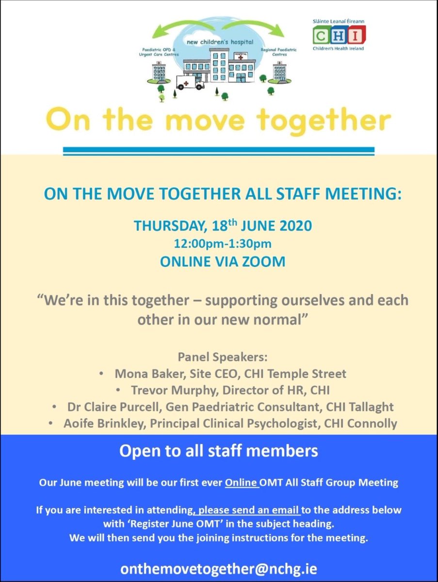 annlquinn's tweet photo. Looking forward to our first virtual On the Move Together staff meeting next Thursday where we will discuss how we have supported ourselves and each other over the past few months and in our `new normal` #onthemovetogether https://t.co/BjmvrsWdwd