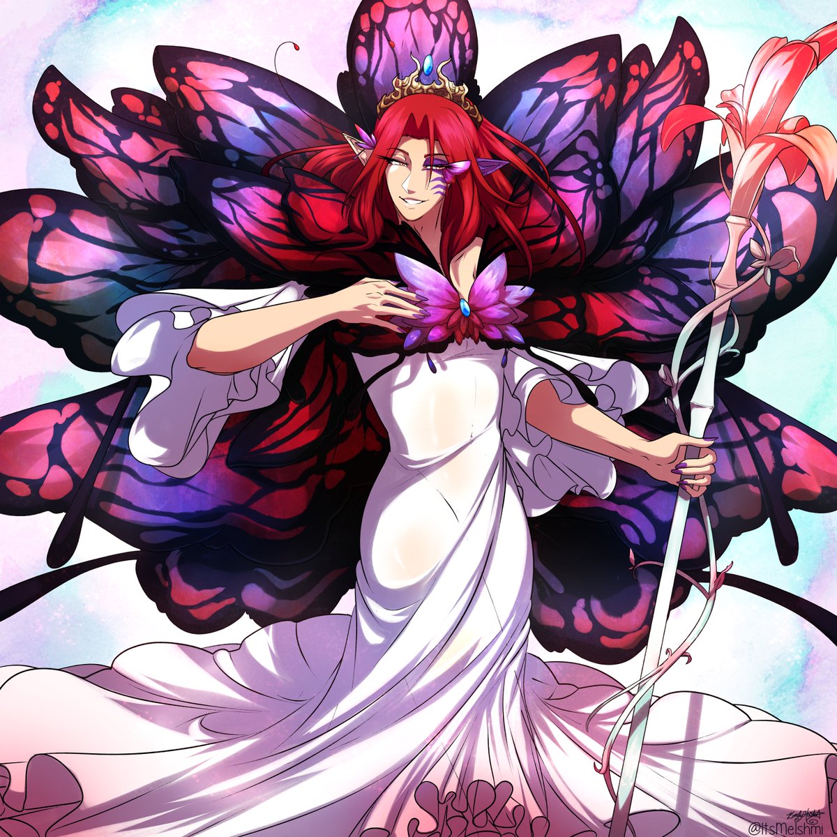 itsmeishmi's tweet image. (I&apos;VE WANTED TO DRAW THIS FOR AGES----)

What if Feo Ul had to intervene? Had to give up their crown and save him? Save everyone *from* him.

 Faerie King Oracio? Faerie King Oracio.
 #FFXIV #FFXIVART