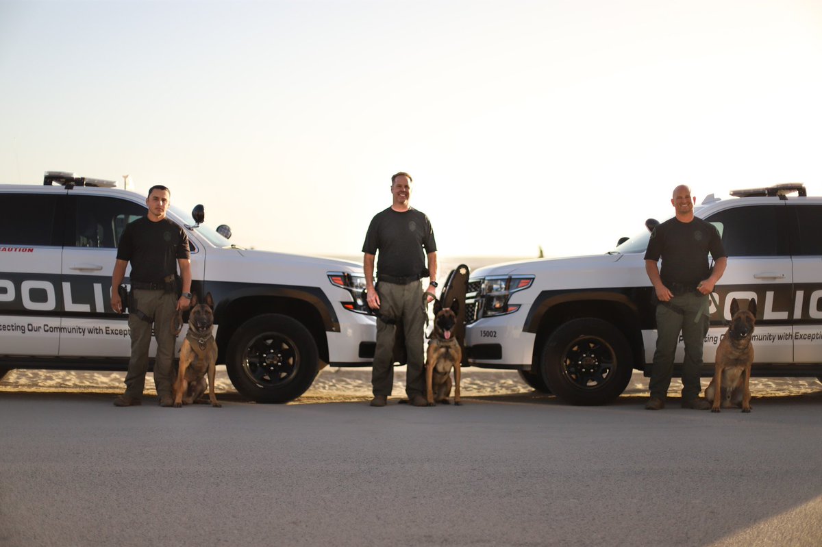 OxnardpoliceK9's tweet photo. Paused for a quick unit photo in the Oxnard Shores #OxnardPDK9 https://t.co/SJGcRWFFrr