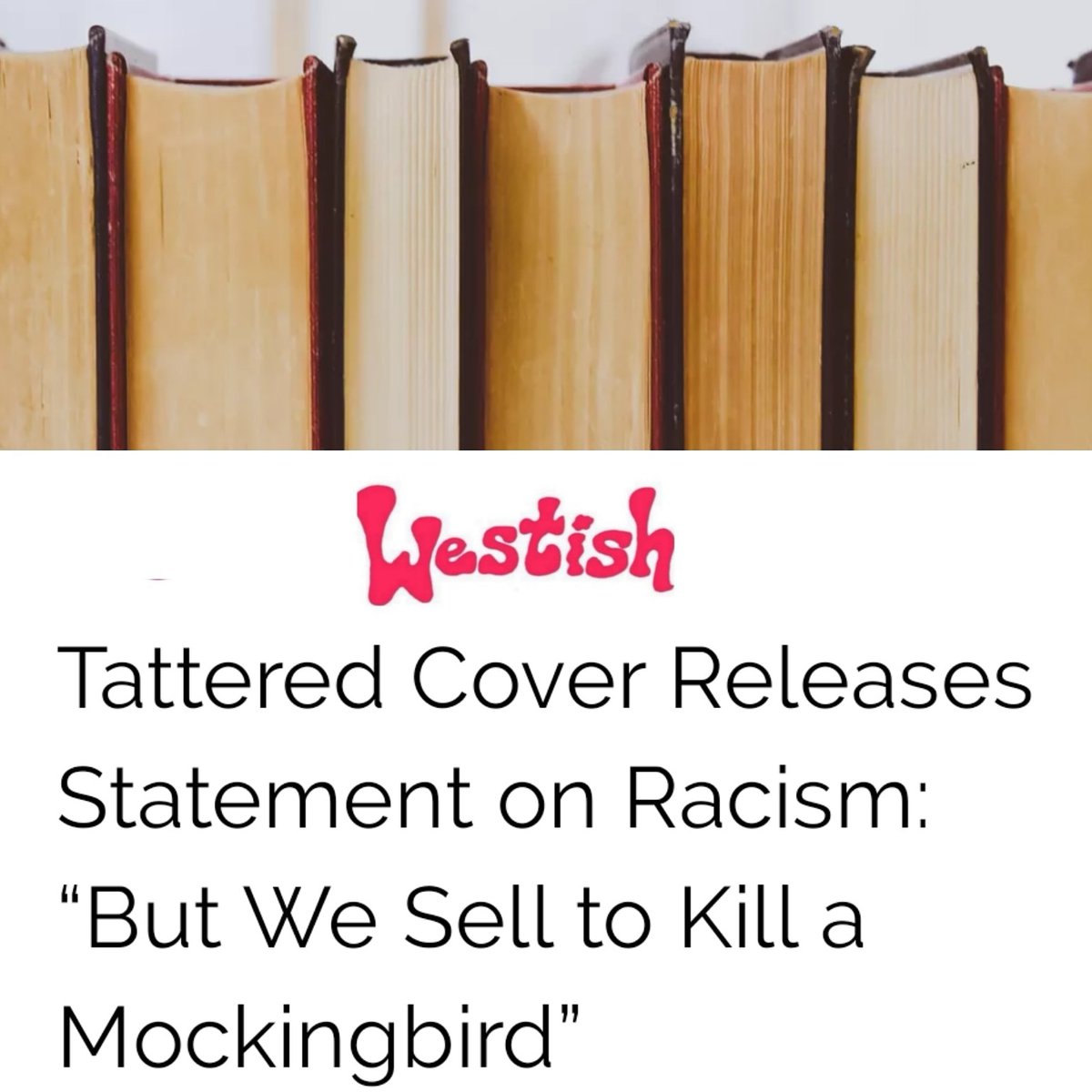 "Most bookstores exist to spread education, stories, information and knowledge in general through the love of literature. We exist because we like getting money."

By @DarthVaderploeg