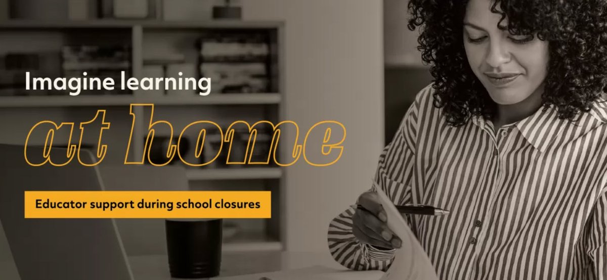 ImagineLearning's tweet photo. Educators! Have you seen our Distance Learning toolkit?! Everything you need to help students &amp; families access Imagine Learning from home! https://t.co/c1C2o701LT https://t.co/T89uF9A6X8