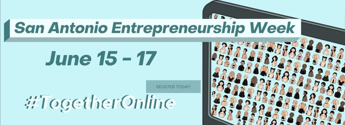 CoSAEDD's tweet photo. Register TODAY for #SanAntonio Entrepreneurship Week! With a focus on storytelling, perspective sharing, &amp; community building, the program ensures that entrepreneurs know where to find their community. GO TO: https://t.co/ZARxGfjqmM #SAEW https://t.co/fS3M2wNKjf