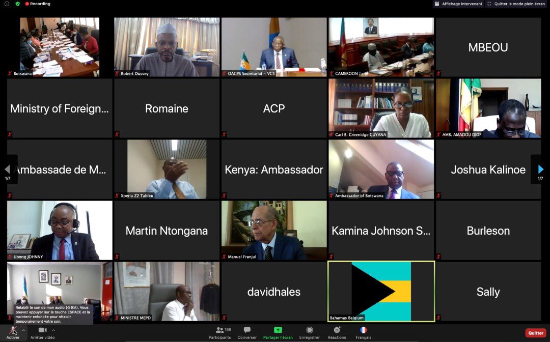 rdussey's tweet photo. NOTES
 
-9th Meeting of The OACPs MInisteral.  (CNG-M) On #postcotonou agrement. We have considered all the items on our agenda. thank you to all colleagues for their  contributions to the discussions and their cooperation.@PressACP https://t.co/9PL1dRszsp