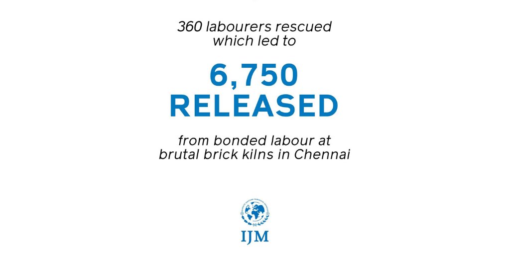 IJMCanada's tweet photo. In case you missed it: 360 children, women and men have been rescued from bonded labour slavery, and it gets even better!
⁣
This rescue led to OVER SIX AND A HALF THOUSAND more migrant workers being allowed to go home. ⁣⁣

Read the full story https://t.co/NnjJeQgSkS https://t.co/PgVVJFrtoJ
