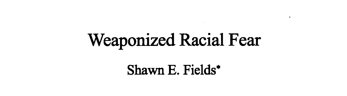 153/ We "should require white Americans to consider the consequences of summoning armed agents of the state to investigate black Americans, to think twice before making the phone call, and to assume the consequences of liability for weaponizing racial fear for frivolous reasons."