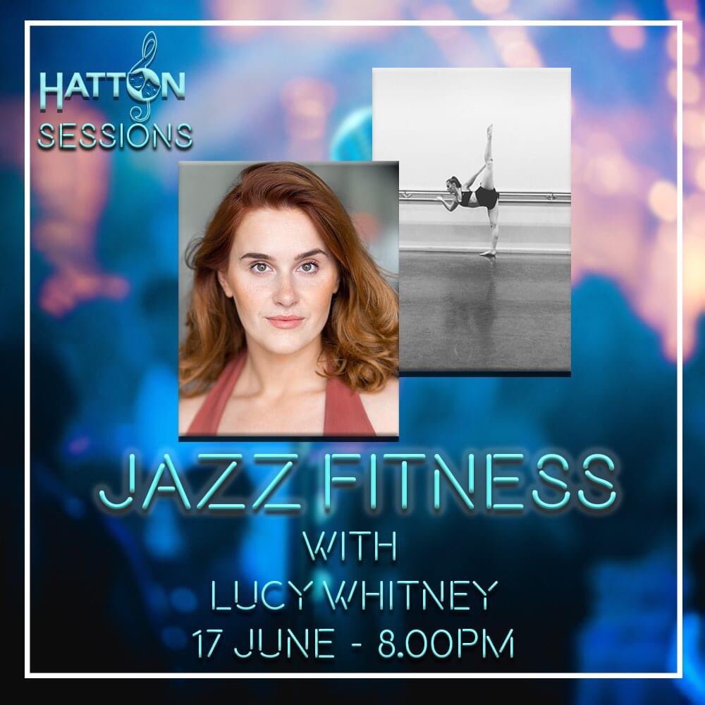 HattonMusical's tweet image. HATTON SESSION - Jazz Fitness with Lucy Whitney

We are thrilled to welcome Lucy to lead our next HATTON SESSION on Wednesday 17th June at 8.00pm. 

Join Zoom Meeting
zoom.us/j/92316432679?… 

Meeting ID: 923 1643 2679
Password: 124689