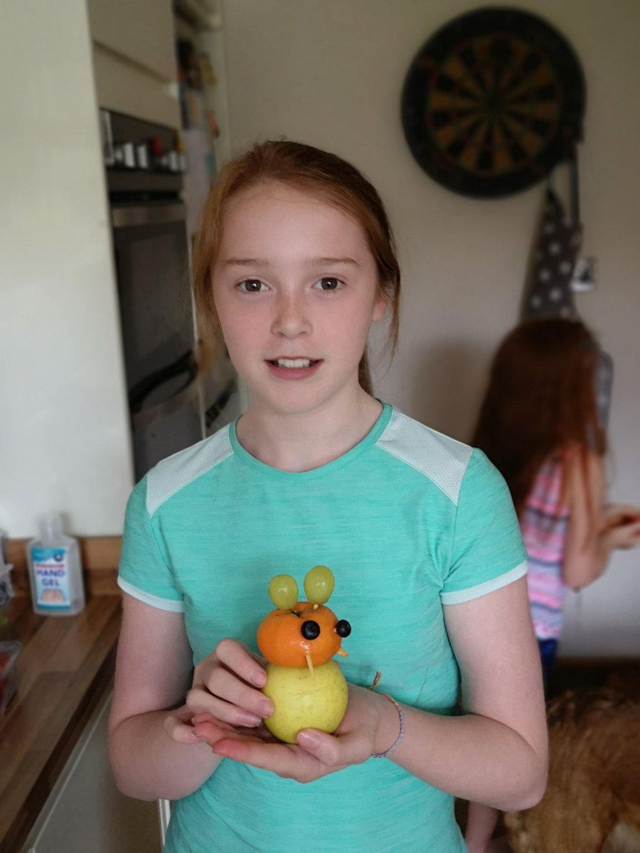 LauraMacCalman's tweet photo. @MorayPS Girls fruit people - yummy!!
@MrsBellatMoray @RudiGold4
#MorayHealthWeek2020 https://t.co/xL6FWLFPXn