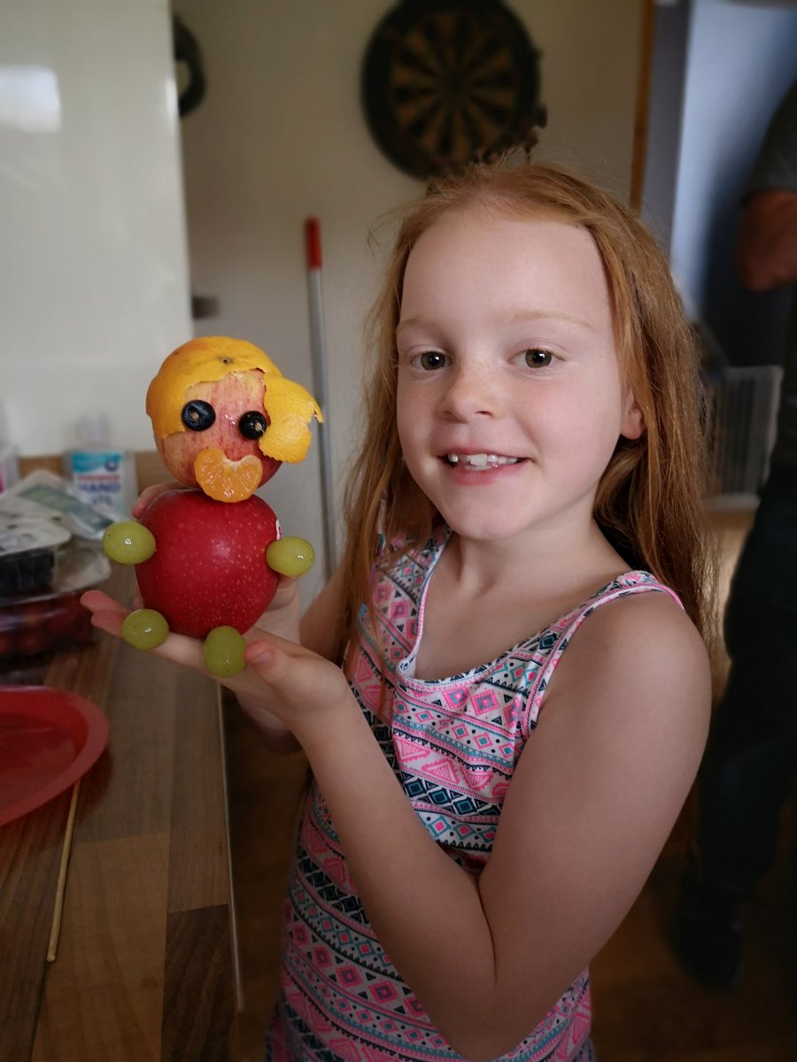 LauraMacCalman's tweet photo. @MorayPS Girls fruit people - yummy!!
@MrsBellatMoray @RudiGold4
#MorayHealthWeek2020 https://t.co/xL6FWLFPXn