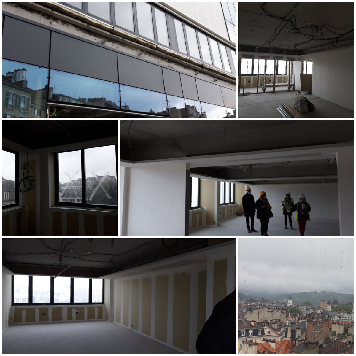 64Regis's tweet image. Visite du chantier du #Complexe de la République, des futurs locaux de la #MissionLocalePauPyrenées : quelle métamorphose !!! Cc @bayrou @josypoueyto @Ville_Pau