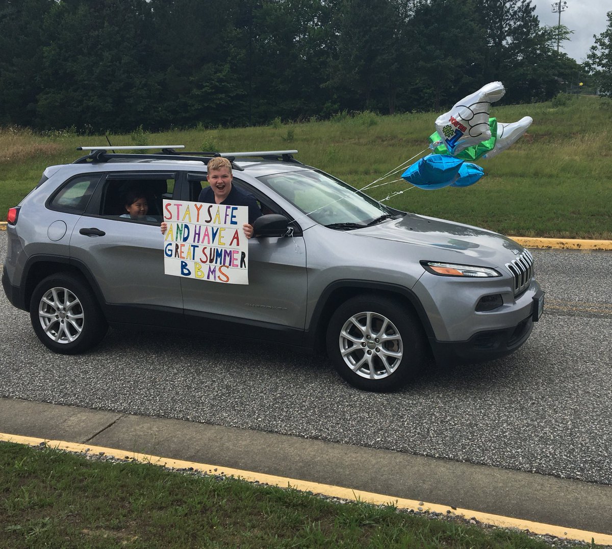 We’re having a great time wishing everyone well during our end-of-year farewell parade! We have missed our Bears so much! Thank you for coming out today! #oneCCPS #BBMSBearLife