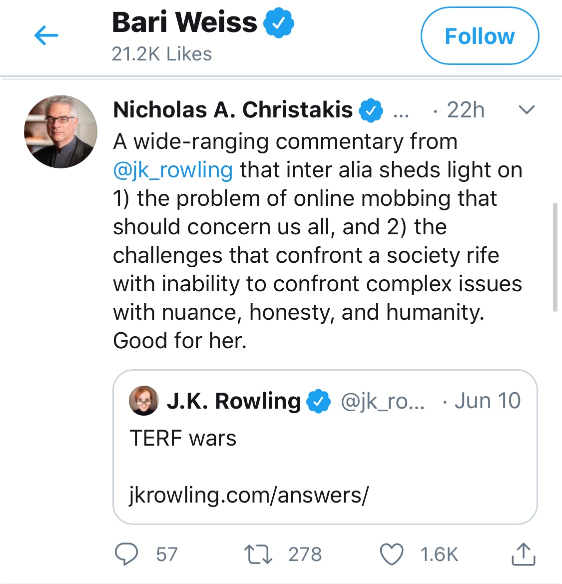 I know I need to stop looking at b*ri w*iss’s likes but this one gave me reflux