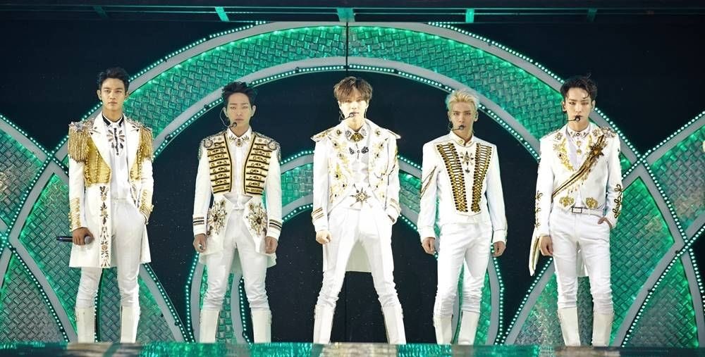 here are some of the outfits kibum has designed for SHINee