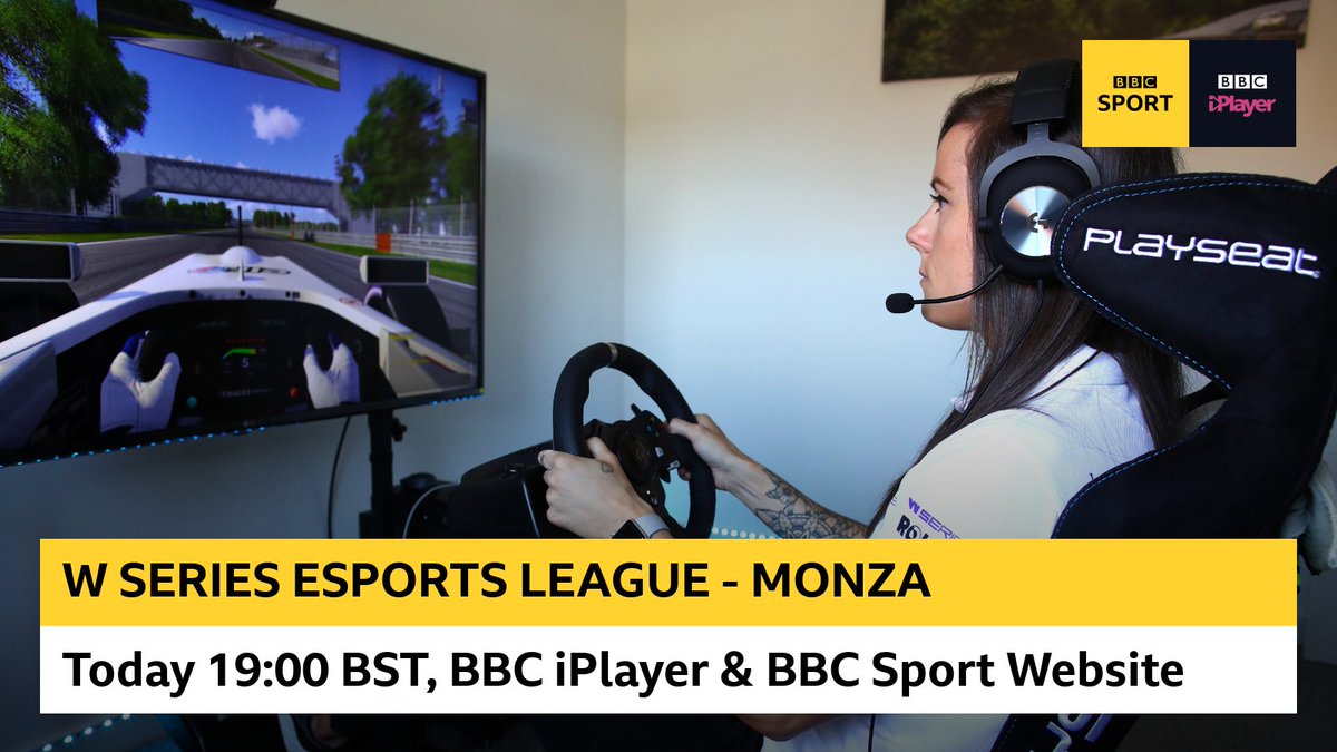 BBCSport's tweet photo. Time for the W Series Esports League! 🎮

Watch on @BBCiPlayer and here: https://t.co/h8bgd5kIBH https://t.co/qSUnOvjyJi