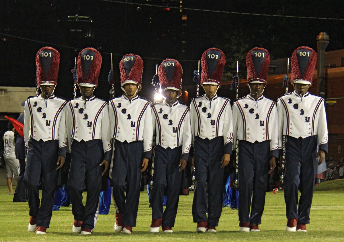 NationalBOTB's tweet photo. #TBT Taking a trip back down memory lane with SCSU's Marching 101 Band!

#HBCUBands #HBCULove #HBCUCulture #SupportingsBlackColleges #NBOTB #QCBOTB #HBCUsBandTogether #NationalBattleoftheBands #Marching101 #SCSU https://t.co/UyqTUW7X84