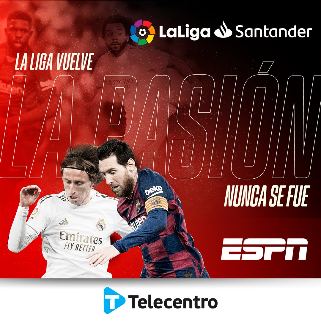تويتر \ Telecentro على تويتر: "¡Vuelve Liga Española! ⚽🇪🇸 No te pierdas el clásico entre Sevilla y Betis, por fecha 28, en a las 17:00hs por ESPN 2 (105