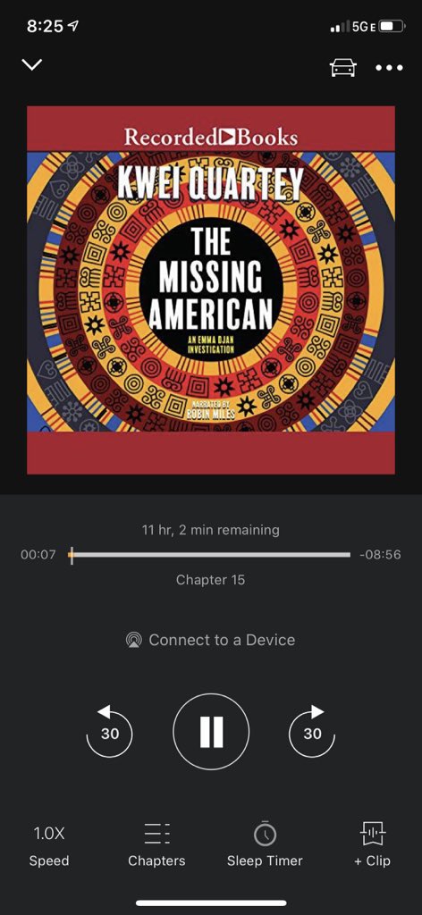 PinkReviews's tweet photo. Found myself unable to put this down so I had to buy the audible version too ๐ I can tell I will be reading more books by @Kwei_Quartey in the future. #CrimeFiction #BlackTwitter #bookblogger #blackcrimefiction #TheMissingAmerican #mystery https://t.co/bpeJQz7Lon