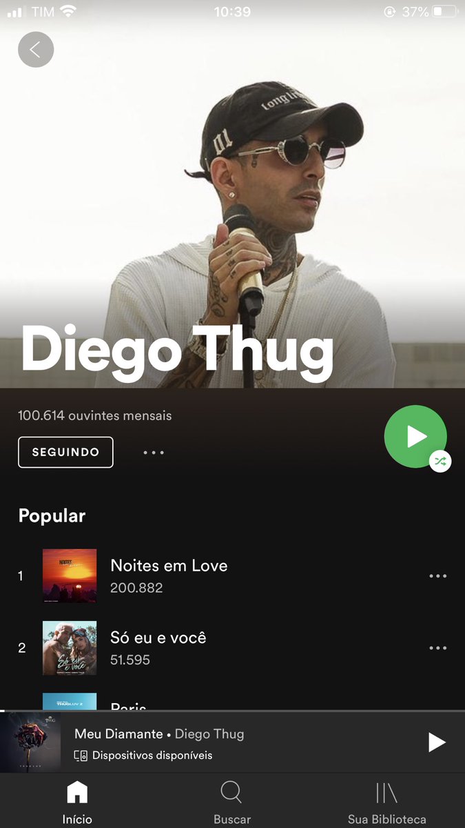 central_diethug's tweet photo. o @diegothug chegou aos 100 mil ouvintes no spotify !! https://t.co/451SiTMYmt