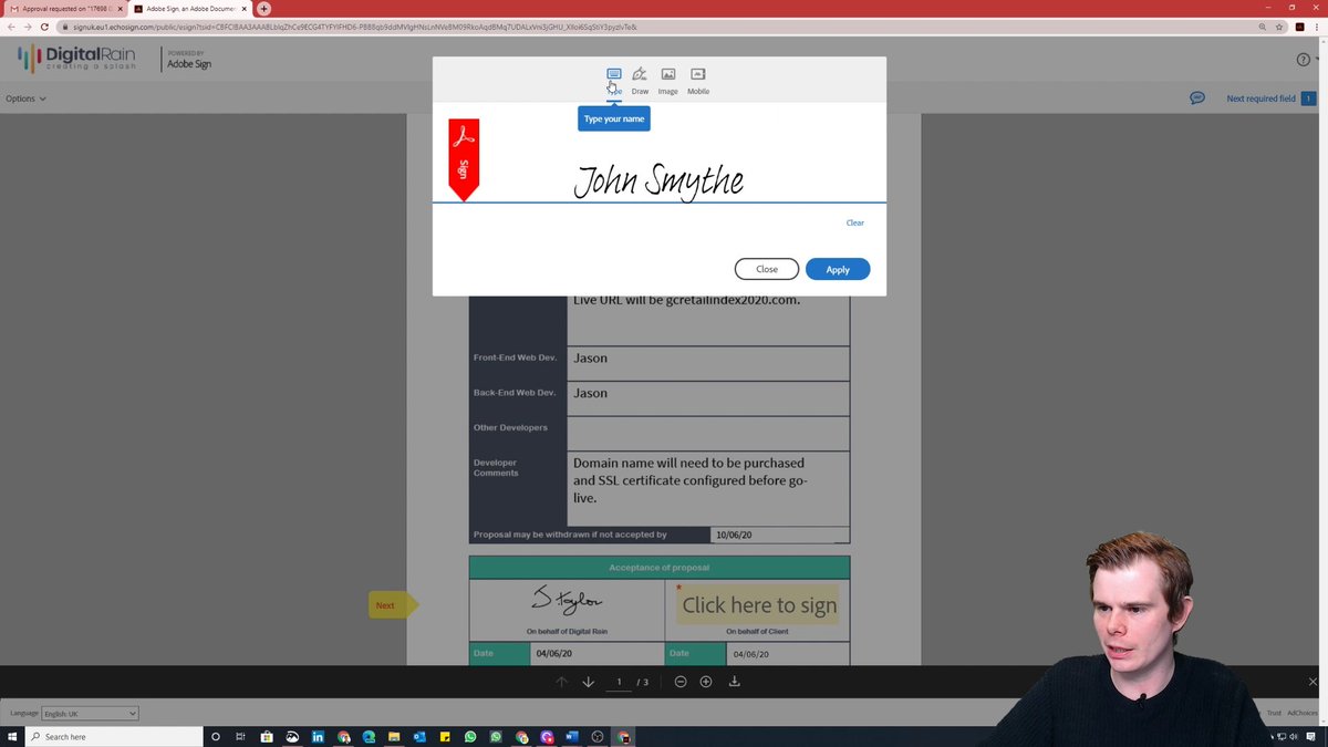 TODAY AT 3PM I'm hosting a webinar on how your business can improve efficiency by streamlining approval processes using #AdobeSign. Register here: adobe.com/uk/enterprise/…

#adobe #digitalsignatures #pdf #documents #esignatures #digitalsignature  #tutorial #webinar #sharepoint