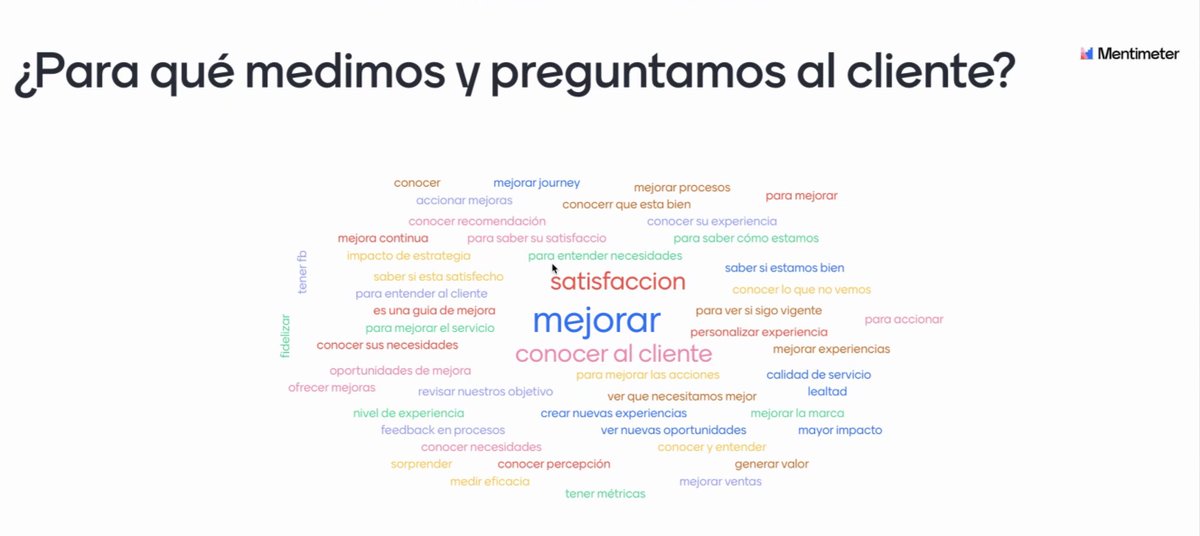 LukkapData's tweet photo. ¿Para qué #miden los participantes de nuestro webinar #CXTalksLatam?

✅Conocer mejor al cliente
💥Mejorar los resultados de negocio

Clave para poder escuchar, comprender y, en consecuencia, actuar. Lo estamos trabajando en directo con nuestra socia-directora, @Marikiya_perez. https://t.co/LbQ1lgbeNo