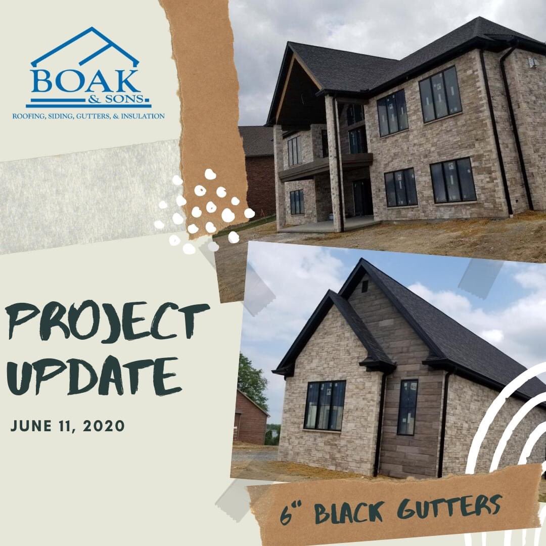 boakandsons's tweet photo. It's been a while since we shared a project update, but this one is just too good not to share! We installed 6" black gutters on this stunning home and we're blown away by how it turned out. Call us today to schedule your free estimate: 330-793-5646! #IfItsNotBoak #ProjectUpdate https://t.co/DjCT5pCG47