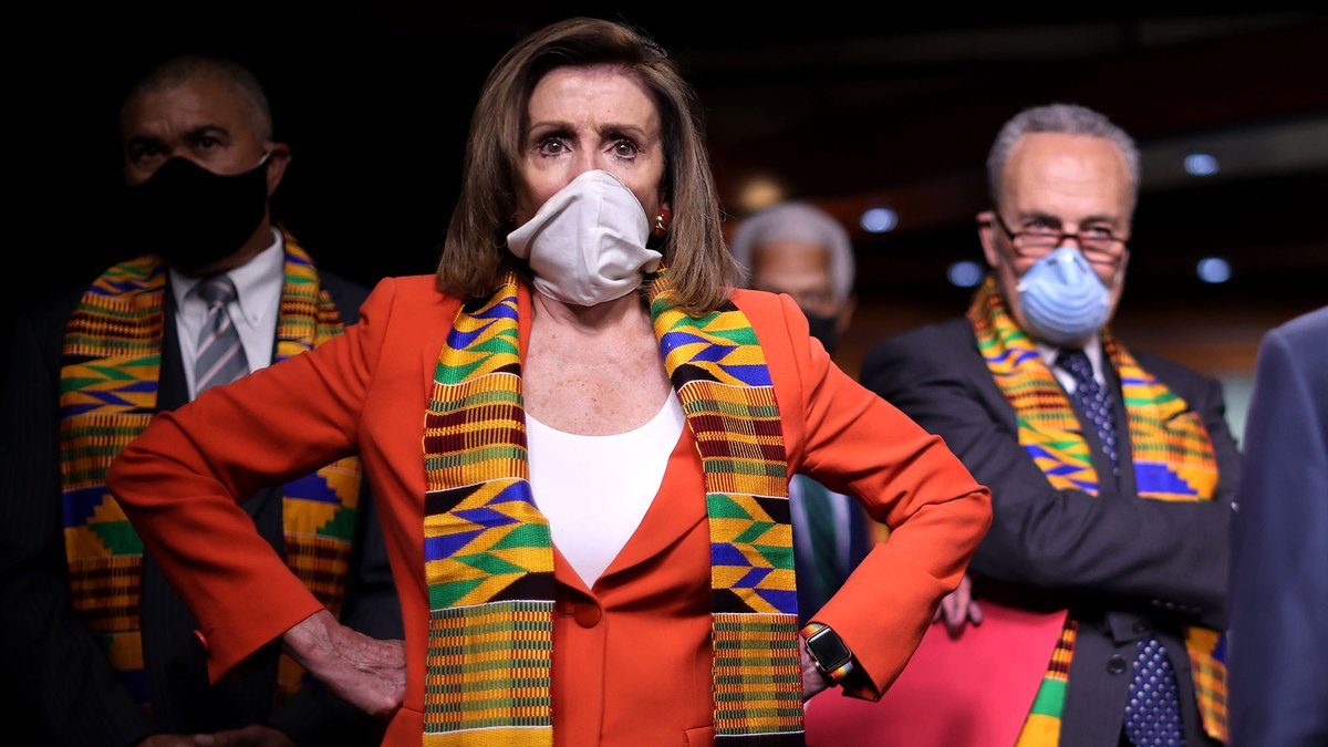 TheOnion's tweet photo. Controversial Photos Of Dem Leaders Wearing Kente Cloth Resurface From 3 Days Ago https://t.co/1TRfgUQcwO https://t.co/M3iITjutQ0
