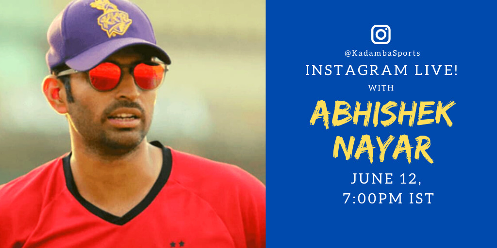 Cricket21_'s tweet photo. Catch @KKRiders assistant coach and former
@BCCI @mipaltan @lionsdenkxip @rajasthanroyals
all-rounder @abhisheknayar1 share some experiences on his illustrious playing career and much more in our 7th episode of #K21TalkShow.
π
- June 12
β²οΈ - 7 PM
π€ - https://t.co/xJFLYsqLlw https://t.co/Mj1umyUT4S