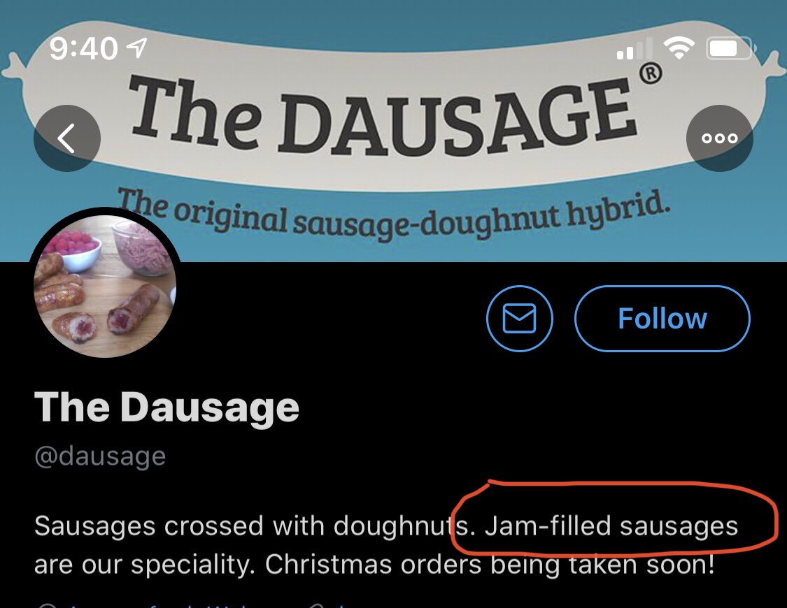 NeerajKA's tweet photo. The President has had an altercation with the inventor of jam filled sausages https://t.co/6VmpwN1yoW