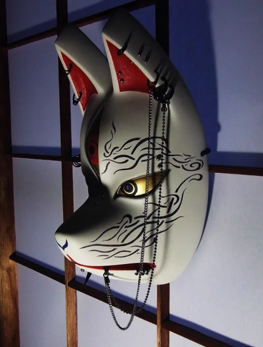 狐面が好きすぎて10年以上狐面を作り続けています?
#狐面 #幻狐面 