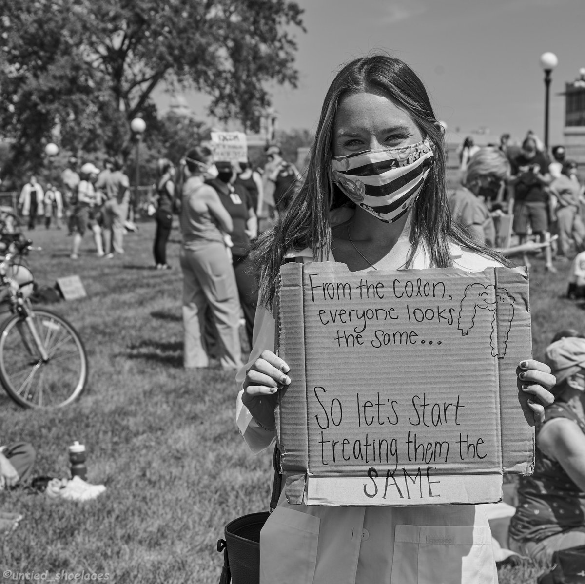 We are taught that we not only have the ability but responsibility to advocate for the rights of our patients, demand for equal healthcare access, and improve all aspects that impact their health including socioeconomic and racial factors. Racism is a public health issue.