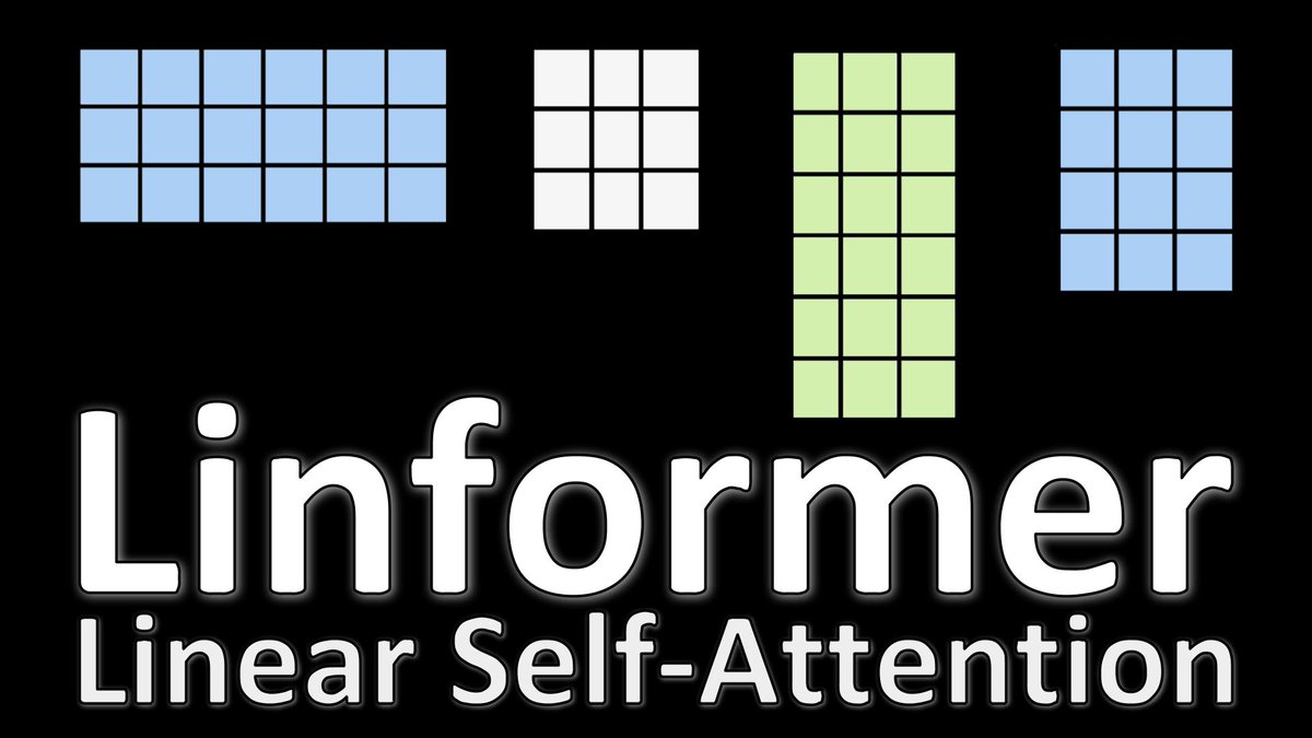 ykilcher's tweet image. The Linformer projects self-attention into a lower-dimensional space and achieves linear-time instead of quadratic resource-requirements. Independent of sequence length! 💪 Watch the video here:
youtu.be/-_2AF9Lhweo
@sinongwang @belindazli @MadianKhabsa @Han_Fang_ @facebookai