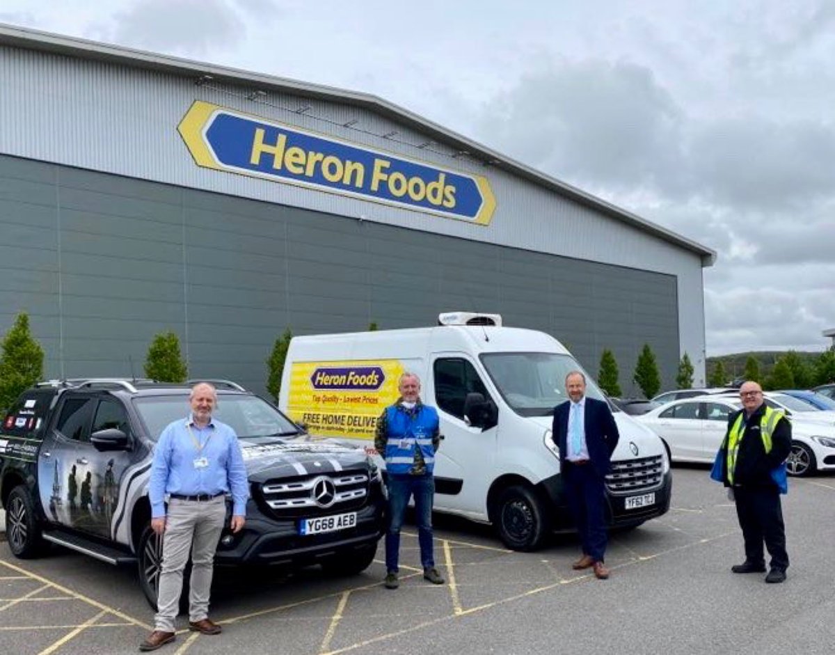Thanku <a href="/HeronFoods/">Heron Foods</a> donating frozen food &amp; freezer van to help <a href="/hull4heroes/">Hull 4 Heroes</a> help veterans in <a href="/Hullccnews/">Hull City Council</a> <a href="/East_Riding/">East Riding Council</a>