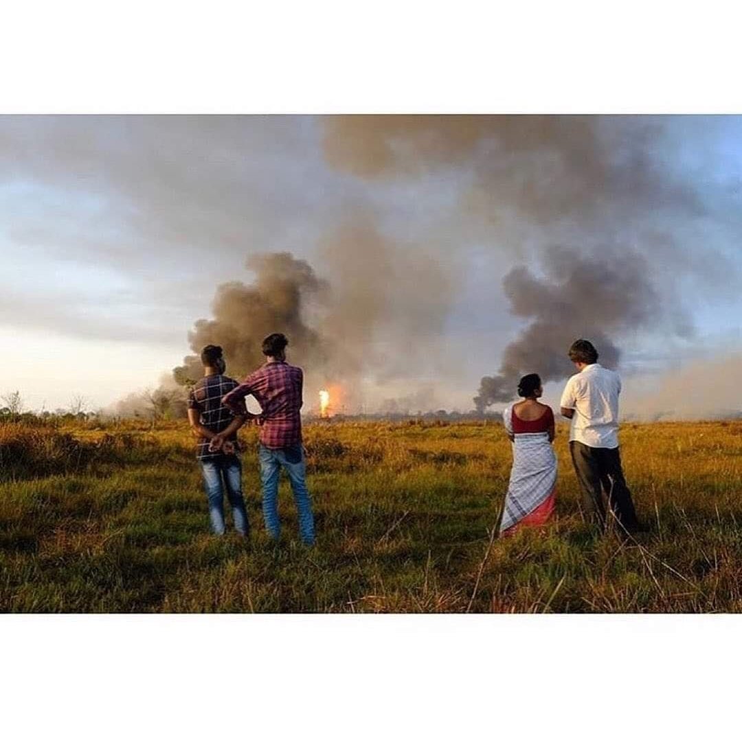 Outrage is not because the people are 'jealous'. Say that to a person who lost  family members, to the people who became homeless.May be some people care about environment which you'll never understand.
#SaveBaghjan 
#BaghjanGasLeak 
#PrayForBaghjan