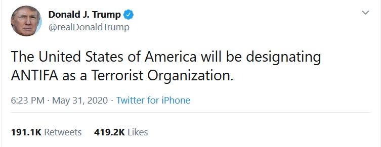 This is why  @realDonaldTrump is right when he declared  #Antifa a terrorist organization. @laralogan ,  @MrAndyNgo ,  @EmeraldRobinson ,  @RichardGrenell,  @POTUS ,  @SenTedCruz ,  @MarshaBlackburn ,  @Jim_Jordan ,  @TomFitton , http://www.magacinportal.com/2020/02/srdjan-nogo-serbia-should-ban-operation-of-soros-organizations/?fbclid=IwAR3z_VG08sFhNIB8mmjkNaK6G68ZTtW_A85rdF2gsoPfhYWy2MDydkc1LM4