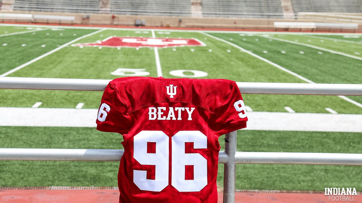 IndianaFootball's tweet photo. Rest easy, #96.

#LiveLikeChris https://t.co/qTIM6Ruipc