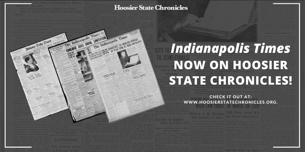 HS_Chronicles's tweet photo. We are proud to announce that the Indianapolis Times is now available on Hoosier State Chronicles! The collection, spanning 1920-1952, comprises 10,283 issues and over 234,000 pages. You can check it out here: https://t.co/3UyOqlaHvw.
#digitizednewspapers #ChronAm https://t.co/tteUx9XWqG