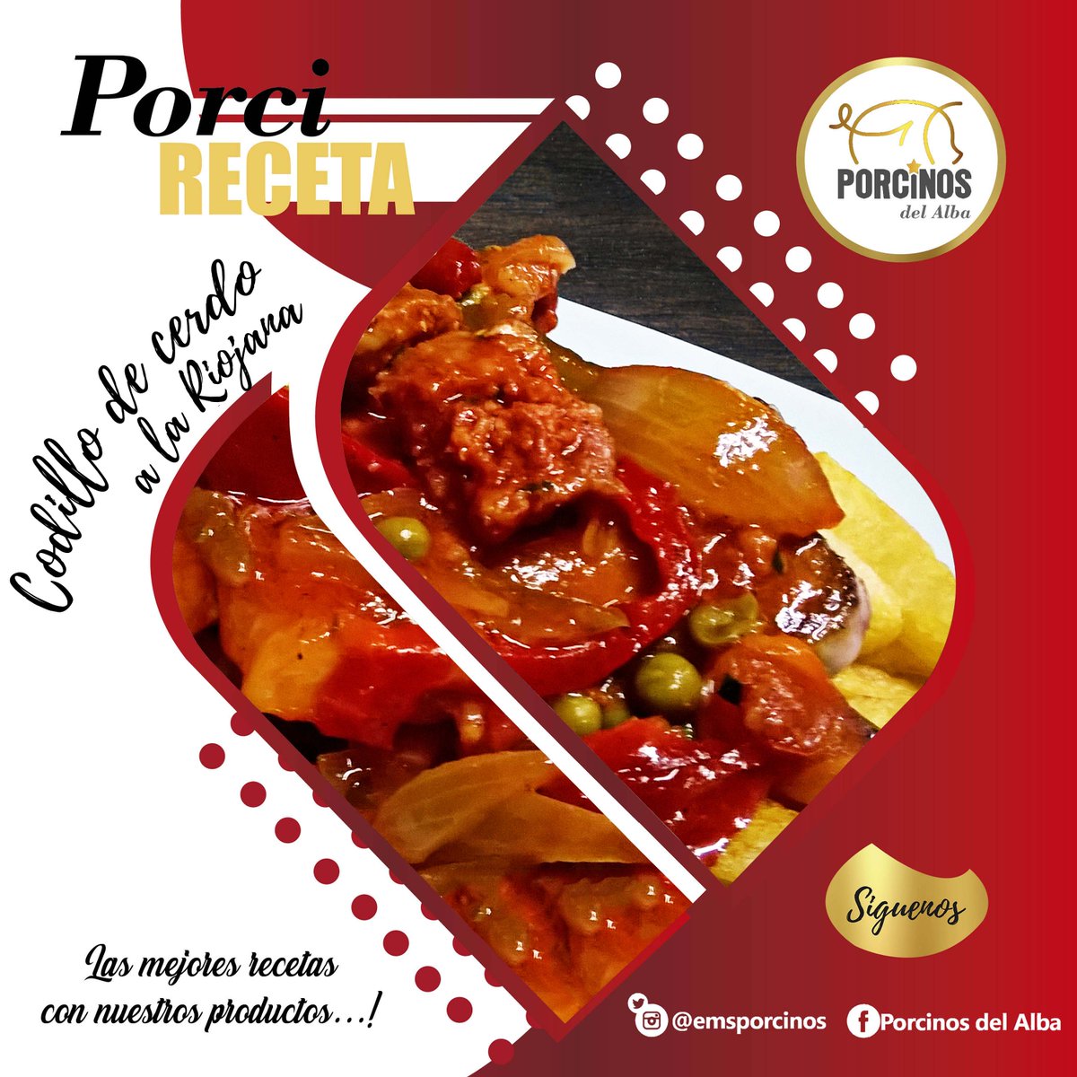 emsporcinos's tweet photo. En la #PorciReceta de hoy, te damos una excelente manera de preparar #CodilloDeCerdo. ¡Un plato que te hará agua la boca! Atrévete a experimentar en la cocina y sorprende a tu familia con recetas fáciles usando los productos Porcinos del Alba. 

#CocinaConPorcinos https://t.co/mRvcgfaUNd