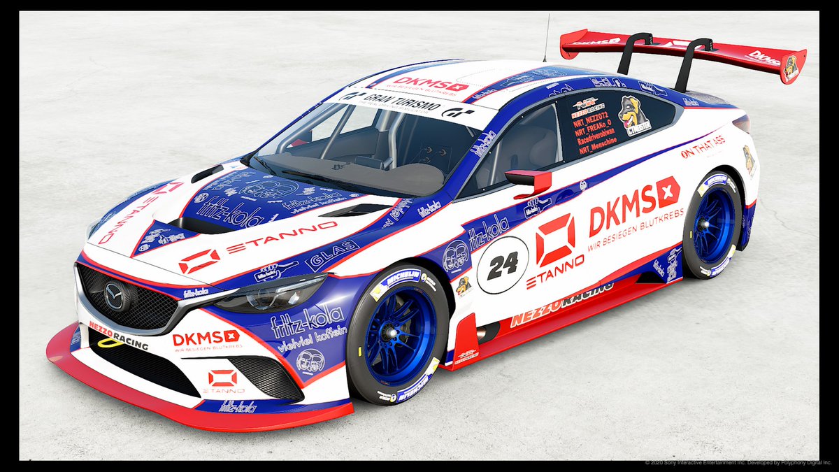 NezzoRacing's tweet photo. Nezzo Racing's car for CTMeister's birthday event https://t.co/h1bQfHDOwt