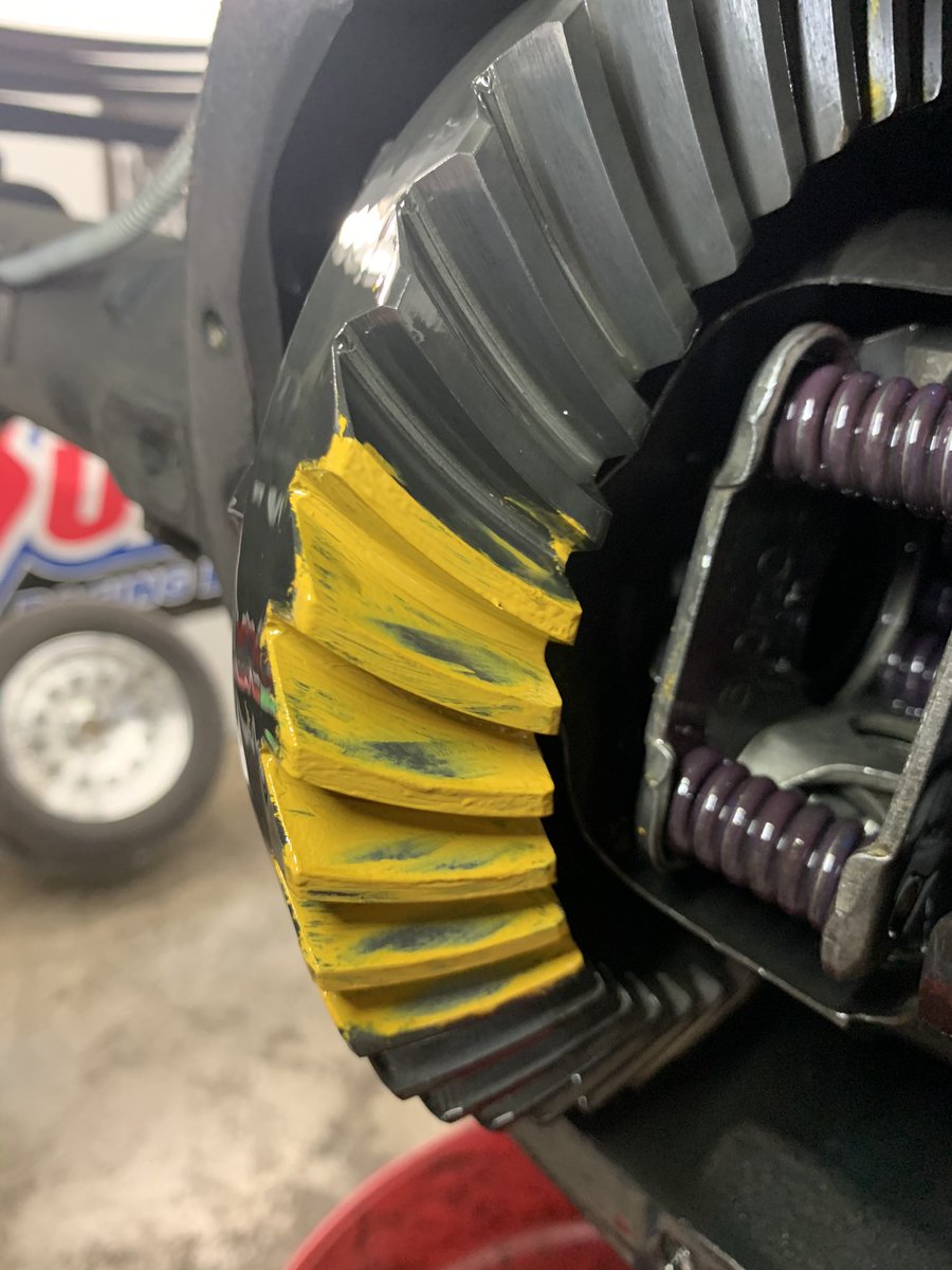EricTheCarGuy on Twitter "Gear tooth pattern after installing new