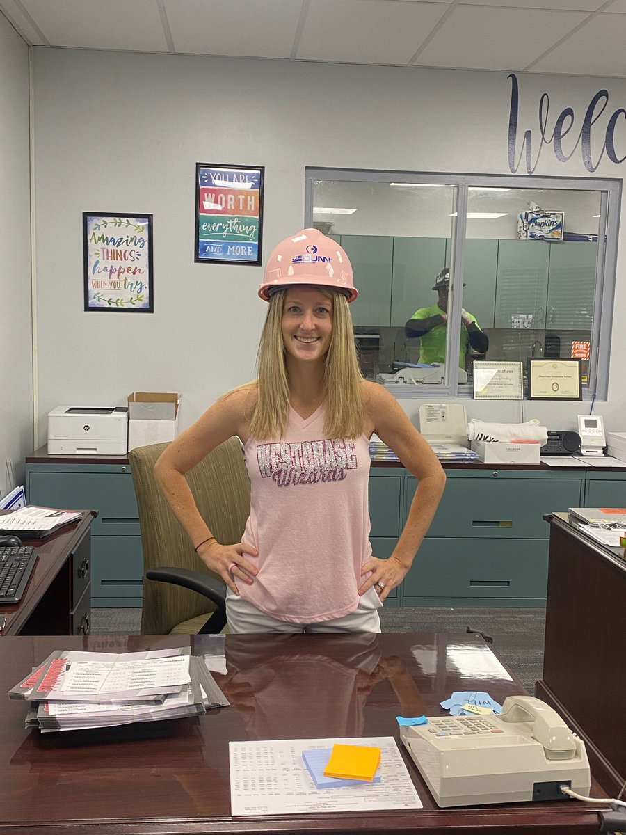 HillsboroughSch's tweet photo. Work is underway now to complete major A/C &amp; roof projects in our schools. We are delivering on our #HalfPennyPromise @WestchaseWizard, check out Principal @elisesuarez' experience with @JEDunn and the construction at her school: https://t.co/Br9R73hqve
#CoolSchool https://t.co/YoiiiahTwp