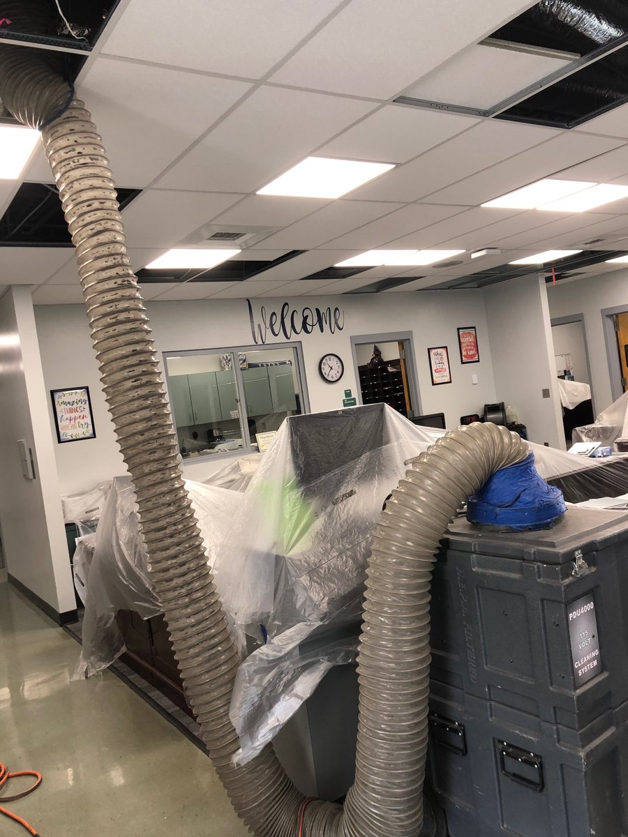 HillsboroughSch's tweet photo. Work is underway now to complete major A/C &amp; roof projects in our schools. We are delivering on our #HalfPennyPromise @WestchaseWizard, check out Principal @elisesuarez' experience with @JEDunn and the construction at her school: https://t.co/Br9R73hqve
#CoolSchool https://t.co/YoiiiahTwp